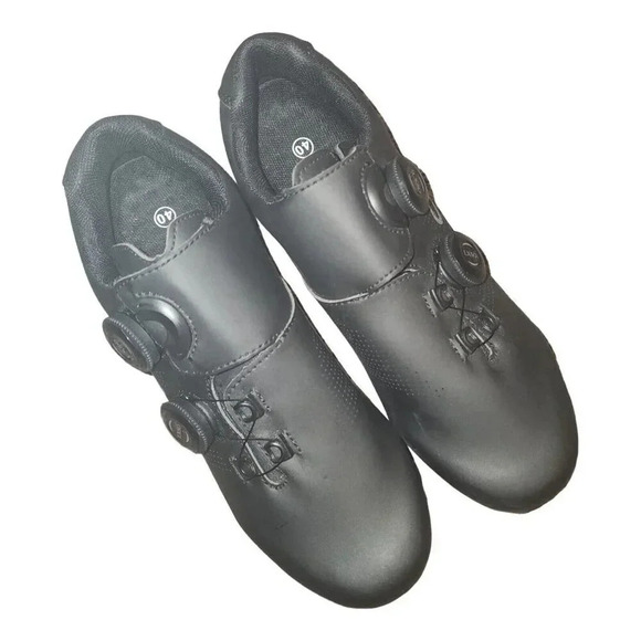 New Lxso Cycling Shoes Men\'s Size 40 Black Compatible Peloton Mountain Biking main image 2